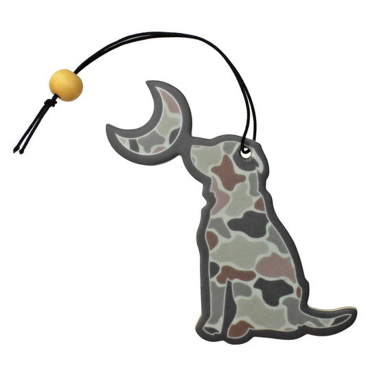 Local Girl Dog & Moon Air Freshener - Forest Camo Flora