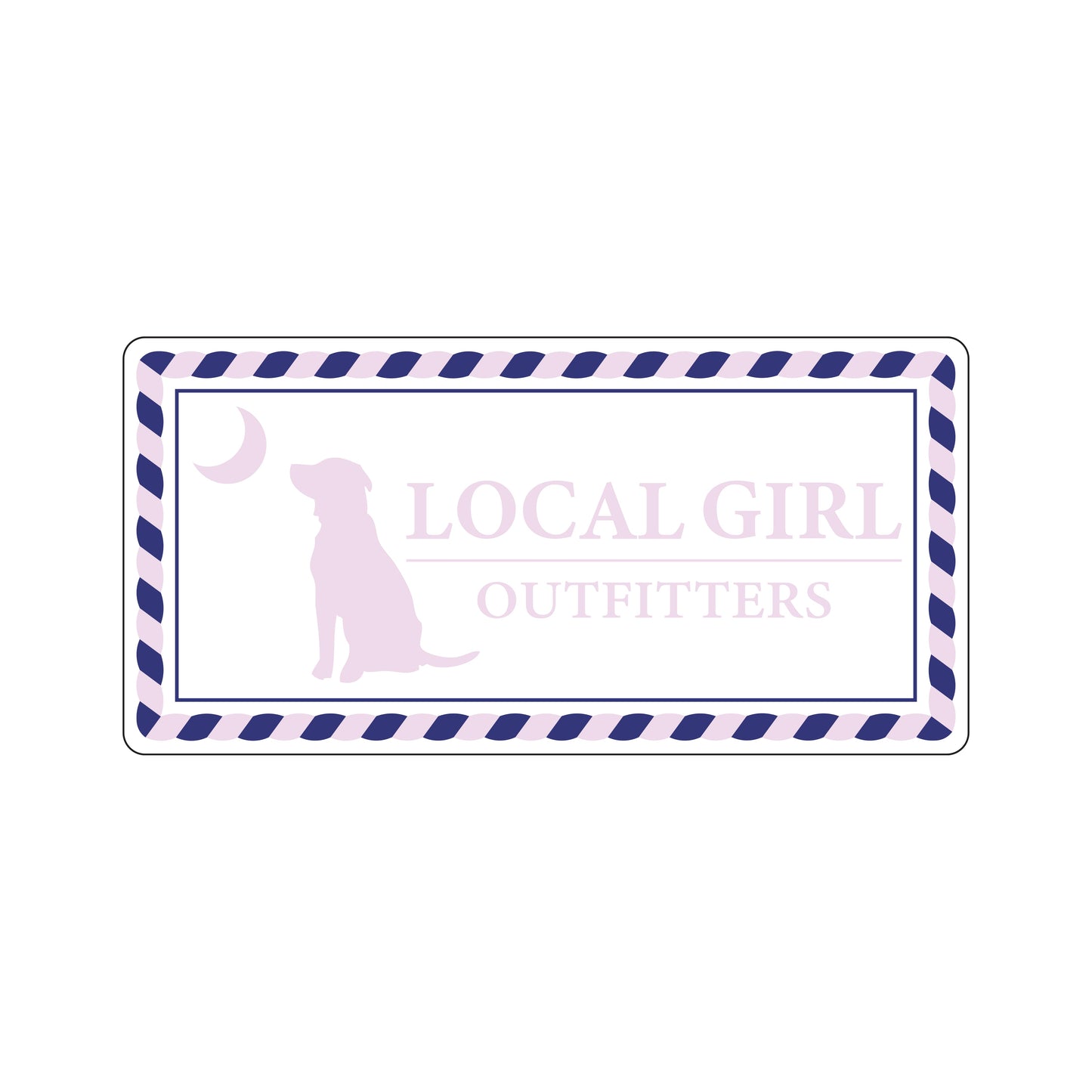 LG Rope Plate Decal