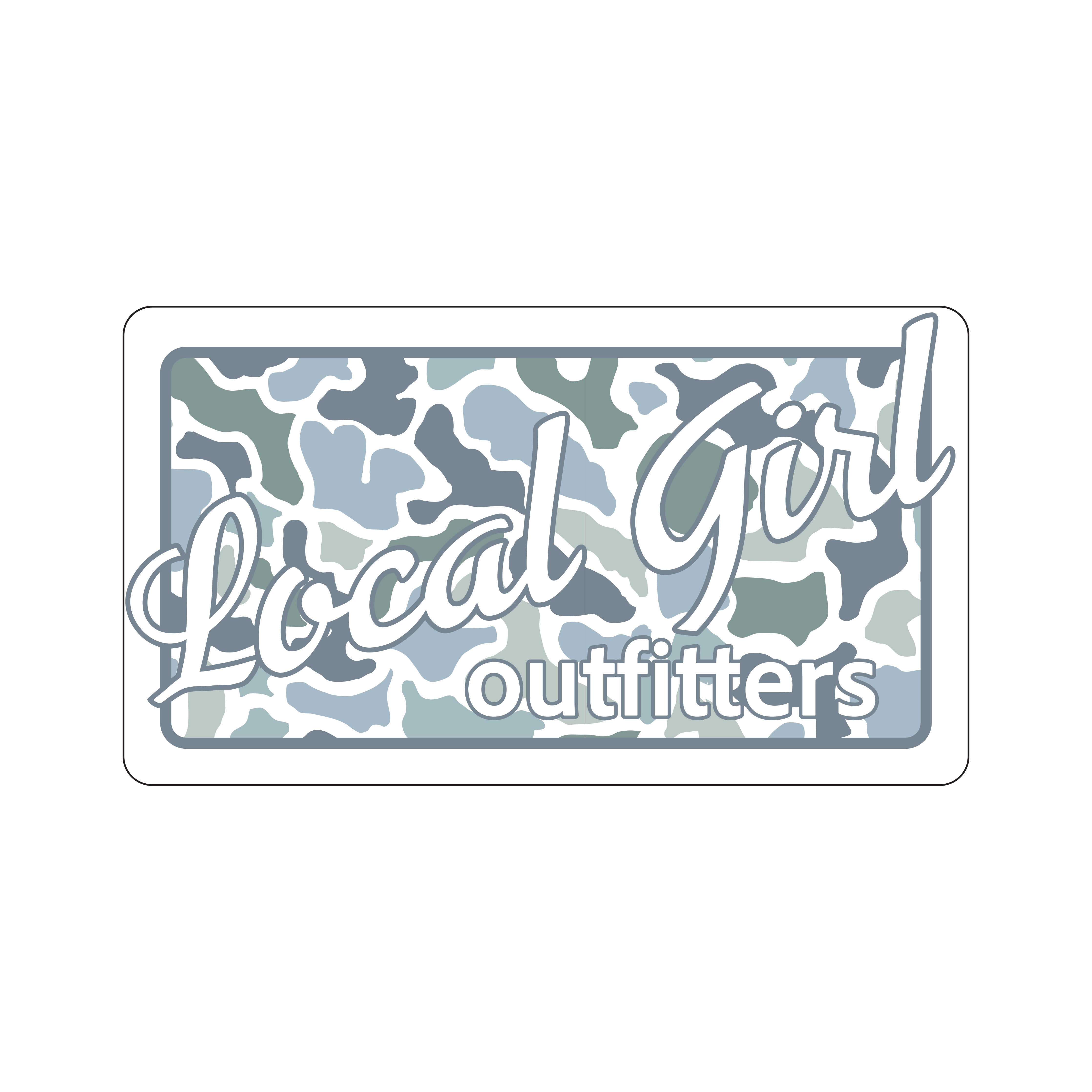 LG Localflage Coast Plate Decal – Local Boy Outfitters