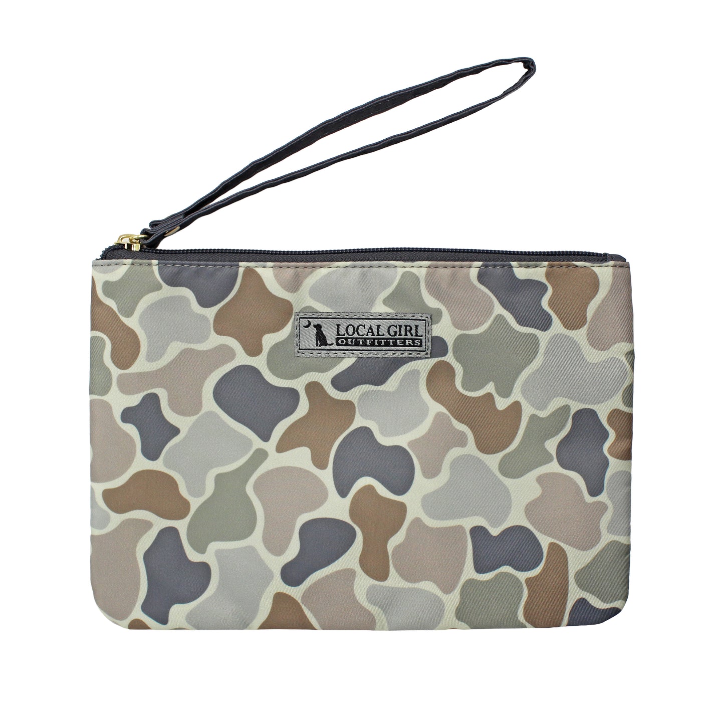 Local Girl Wristlet - Forest Camo Flora