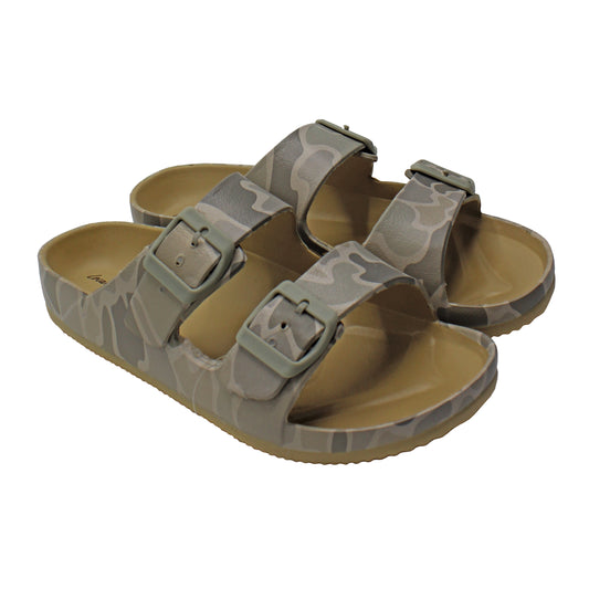 LG Rubber Slides - Forest Camo Saltwater