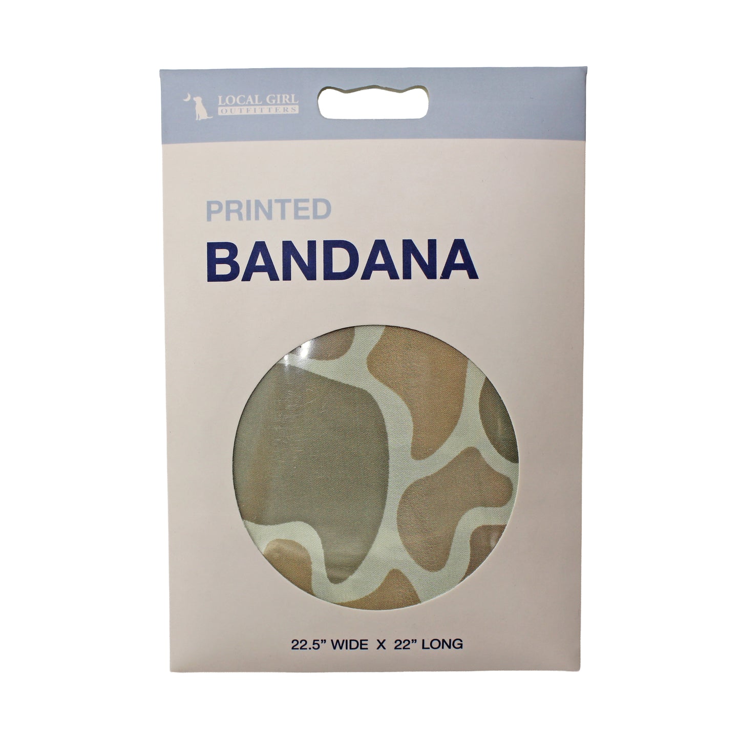 Local Girl Bandana - Forest Camo Desert