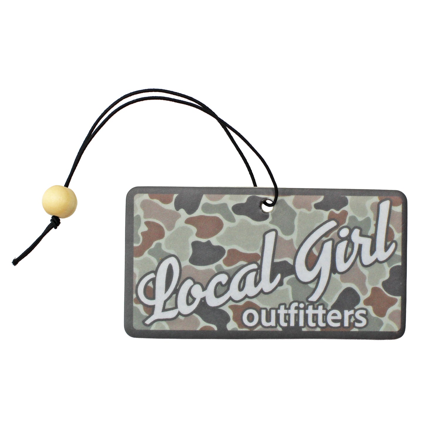 Local Girl Dog & Moon Air Freshener - Forest Camo Flora Plate