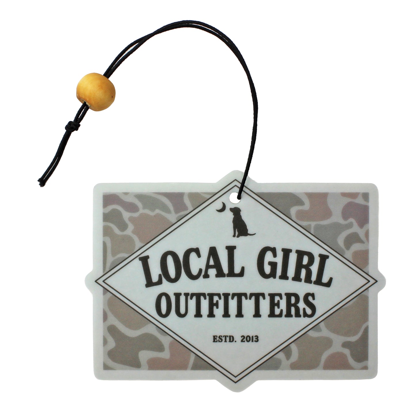 Local Girl Founder's Flag Air Freshener - Forest Camo Desert