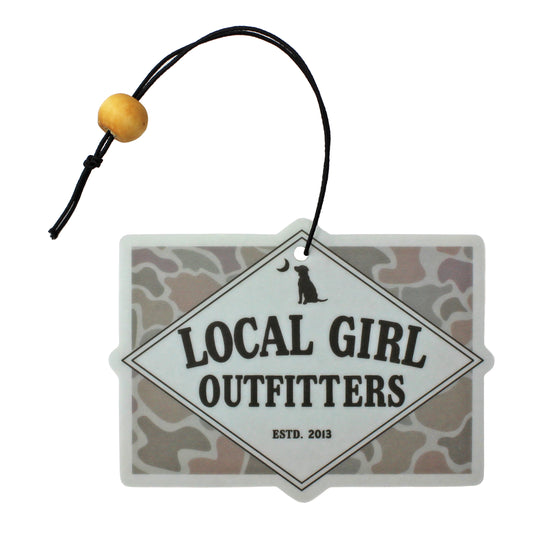 Local Girl Founder's Flag Air Freshener - Forest Camo Desert