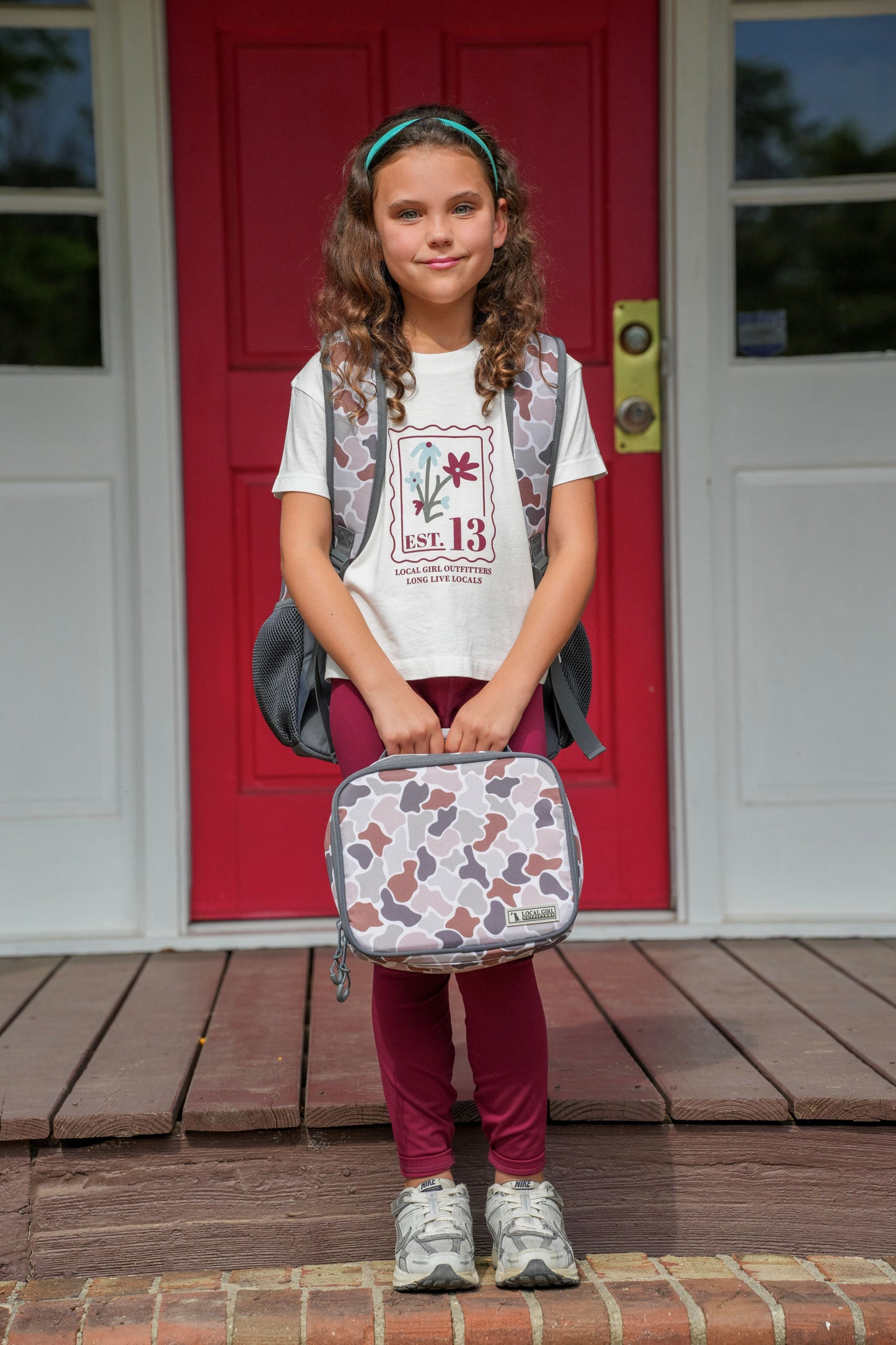 Local Girl Lunch Box - Forest Camo Flora