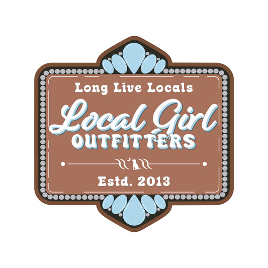 Local Girl Jewels Decal - Toffee