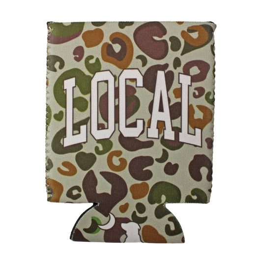 Local Girl Koozie Vintage Cheetah - Vintage Cheetah