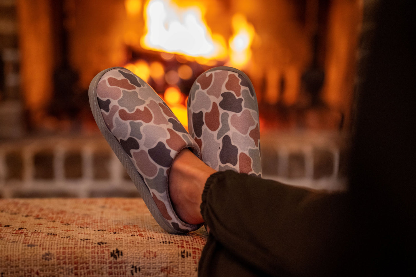 Local Girl Slippers - Forest Camo Flora