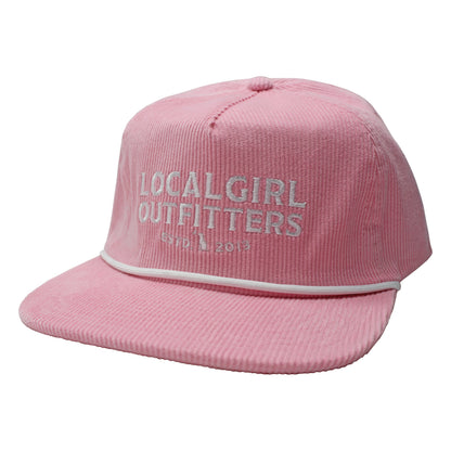 LG Estd. 2013 Corduroy Hat - Bubblegum Pink
