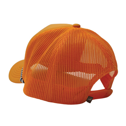 Local Girl Collegiate Foam Trucker Hat - Burnt Orange/Charcoal