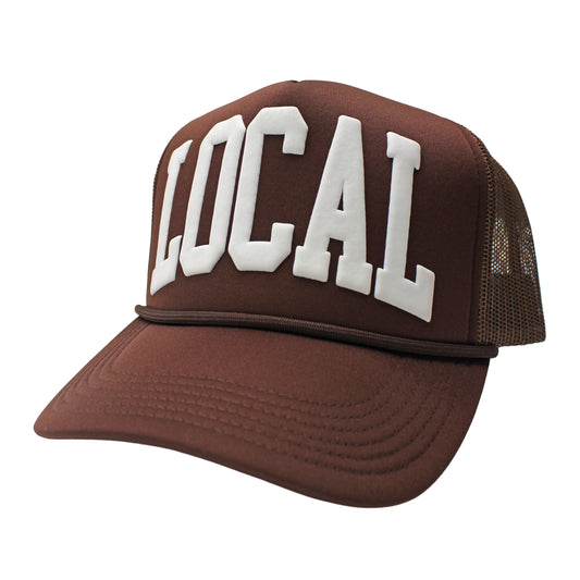 Local Girl Local Foam Trucker Hat - Dark Espresso