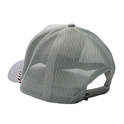 Local Girl Collegiate Foam Trucker Hat - Light Gray/Maroon