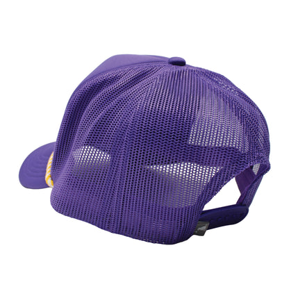 Local Girl Collegiate Foam Trucker Hat - Purple/Yellow