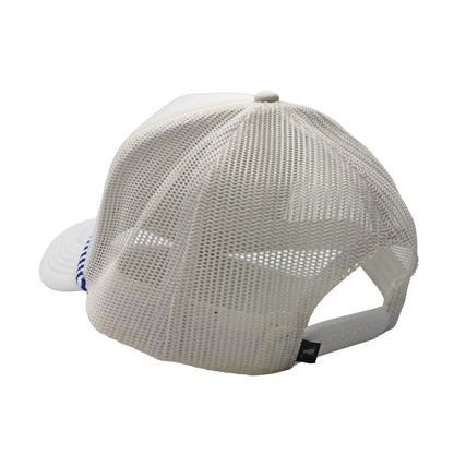 Local Girl Collegiate Foam Trucker Hat - White/Blue
