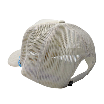 Local Girl Collegiate Foam Trucker Hat - White/Carolina Blue