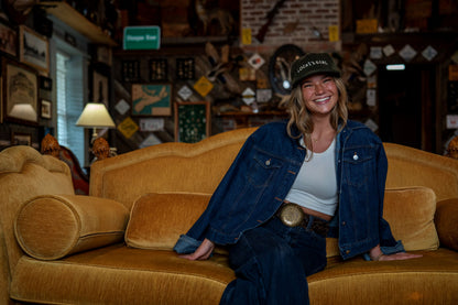 Local Girl Corduroy Hat - Olive