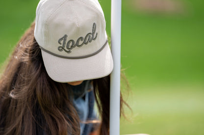 Local Girl Corduroy Hat - Cream