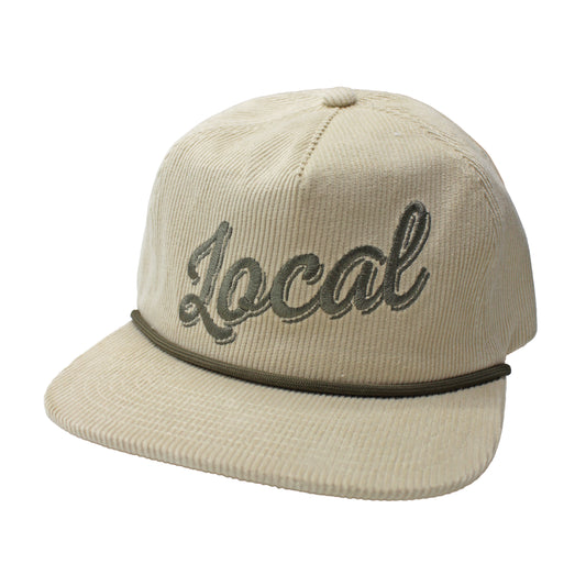 Local Girl Corduroy Hat - Cream