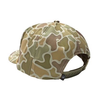 Local Girl Leather Patch Rope Hat - Forest Camo Desert
