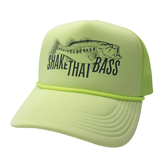 Local Girl Bass Shake Foam Trucker Hat - Light Chartruse
