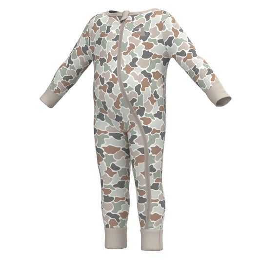 Baby Bodysuit - Forest Camo Flora