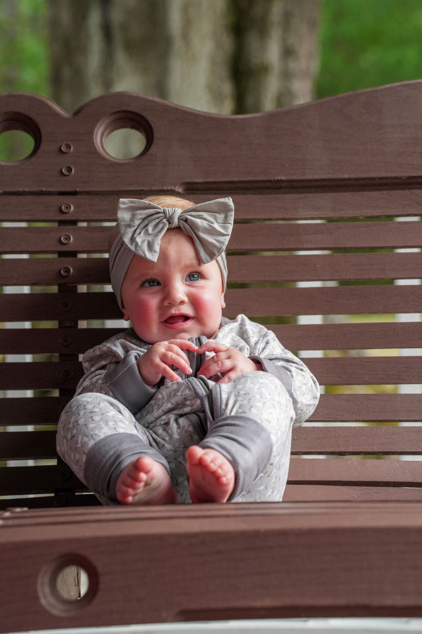 Baby Bodysuit - Forest Camo Flora