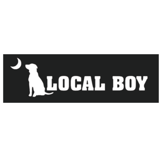 Local Boy Logo Decal - White