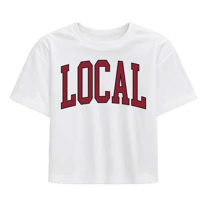 Local Girl Classic Collegiate Local T-Shirt - Garnet/Black