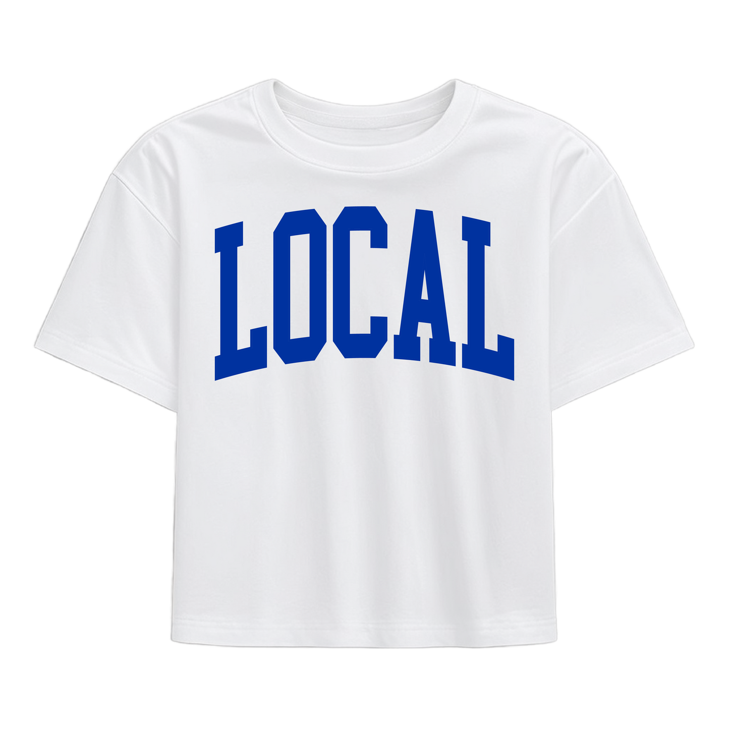 Local Girl Classic Collegiate Local T-Shirt - Blue