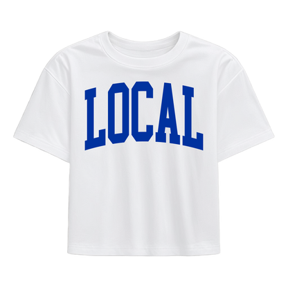 Local Girl Classic Collegiate Local T-Shirt - Blue