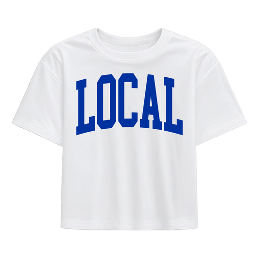 Local Girl Classic Collegiate Local T-Shirt - Blue