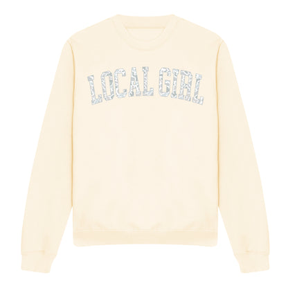 Local Girl Camo Arch Crewneck