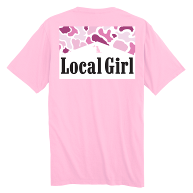 Local Girl Smoked Pink Localflage T-Shirt