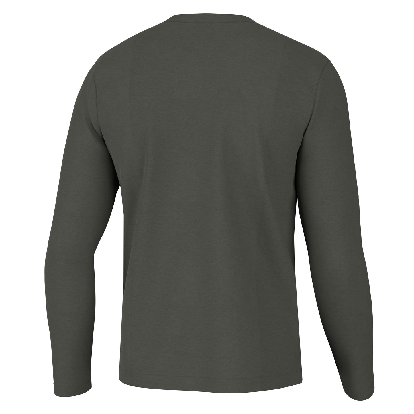 L/S Heather-Blend Crew - Mud