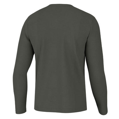 L/S Heather-Blend Crew - Mud