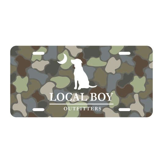 License Plate - Mountain Camo