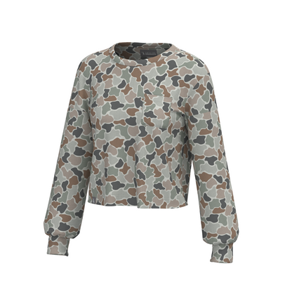 Local Girl Revive Crewneck - Forest Camo Flora