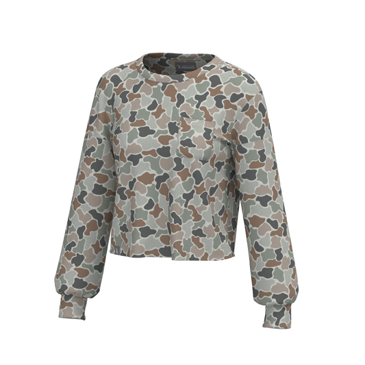 LG Revive Crewneck - Forest Camo Flora