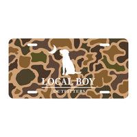 Local Boy License Plate