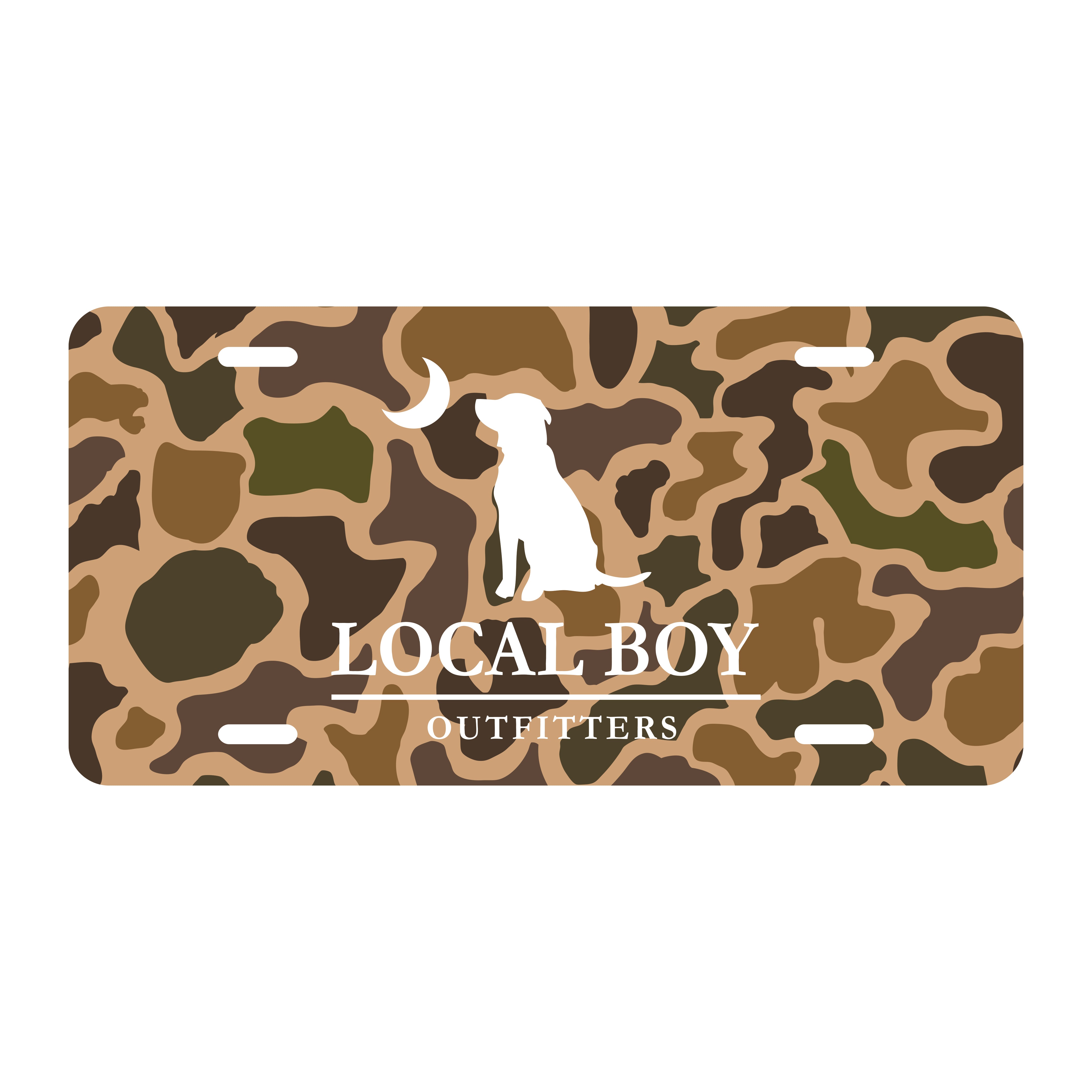 Local Boy License Plate – Local Boy Outfitters