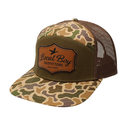 Duck Buckle 7 Panel Hat