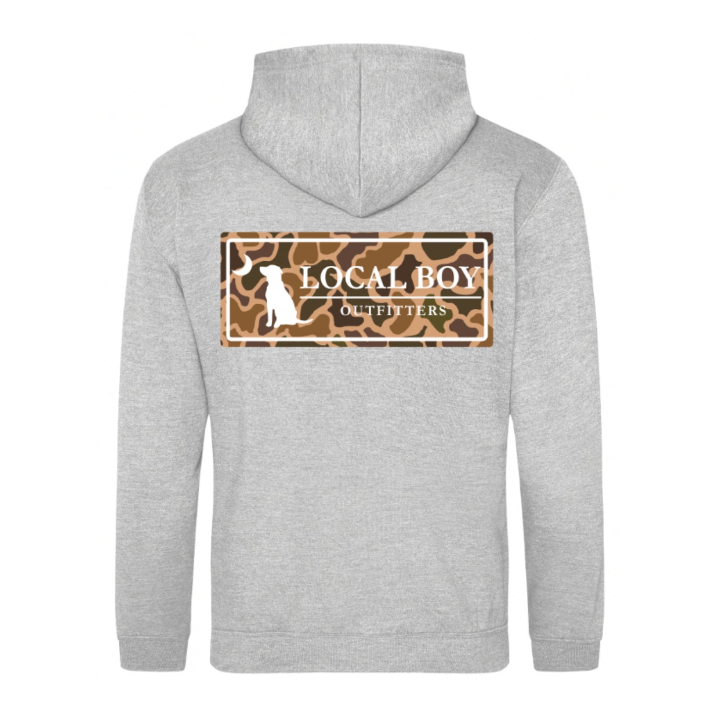 Old School Plate Cotton Hoodie