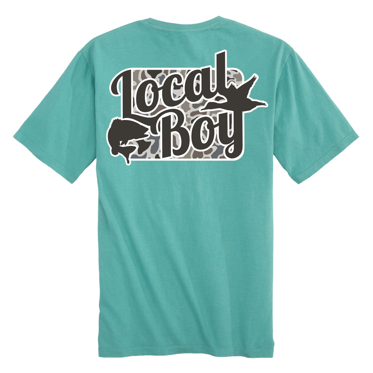Local Shirts Open Season Localflage T-Shirt - Seafoam – Local Boy Outfitters