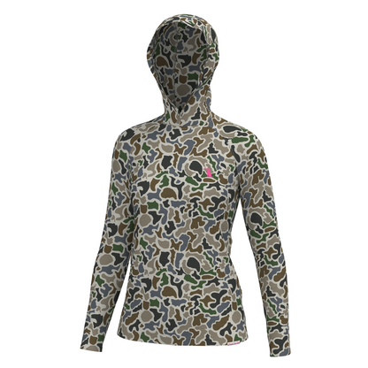 LG Heather-Blend Hoodie 2.0 - White Localflage