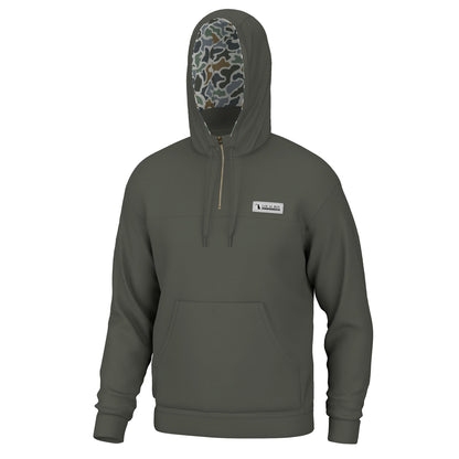 Quarter Zip Hoodie - Olive