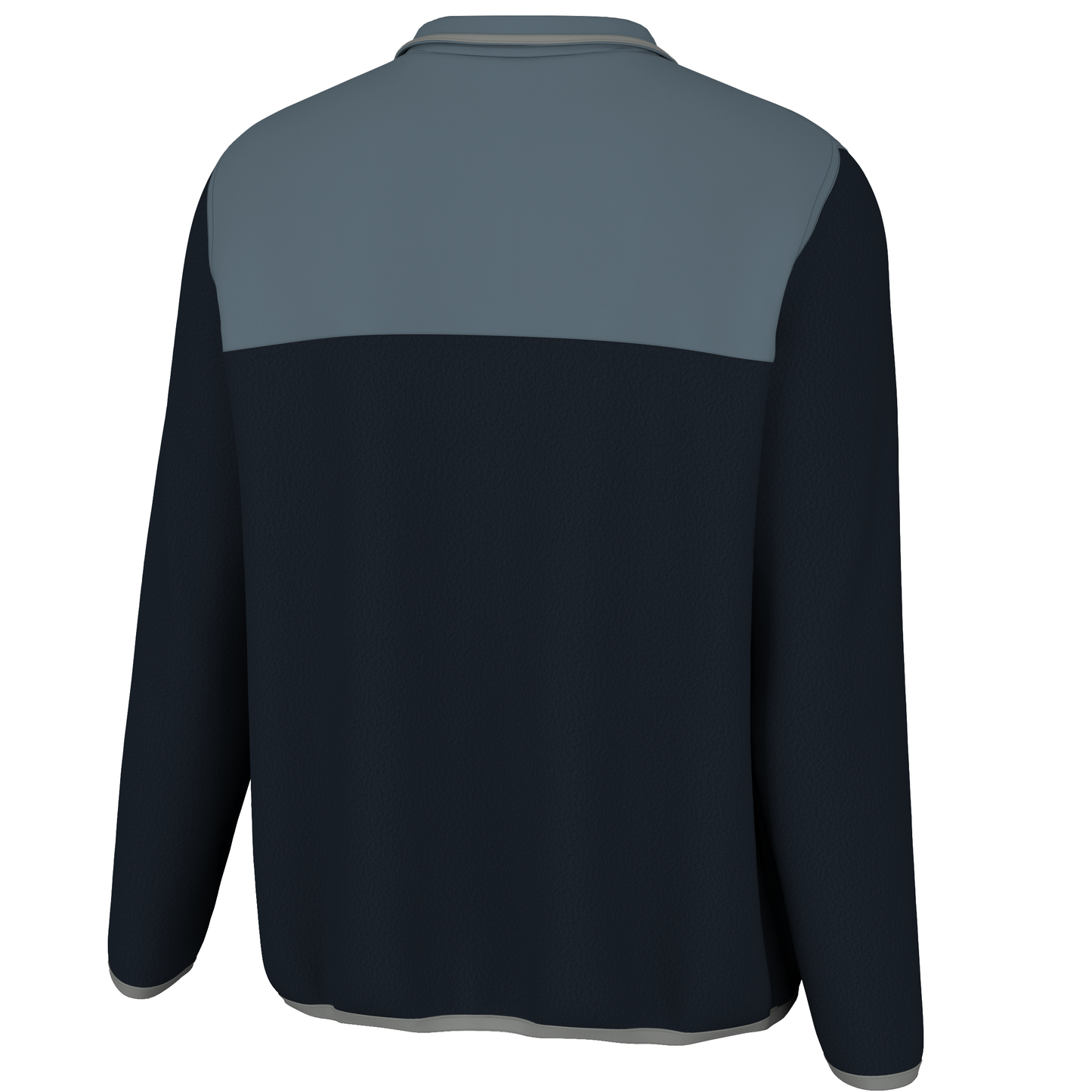 Quarter Snap Pullover - Gray / Light Gray