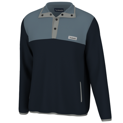 Quarter Snap Pullover - Forest Camo Bluff