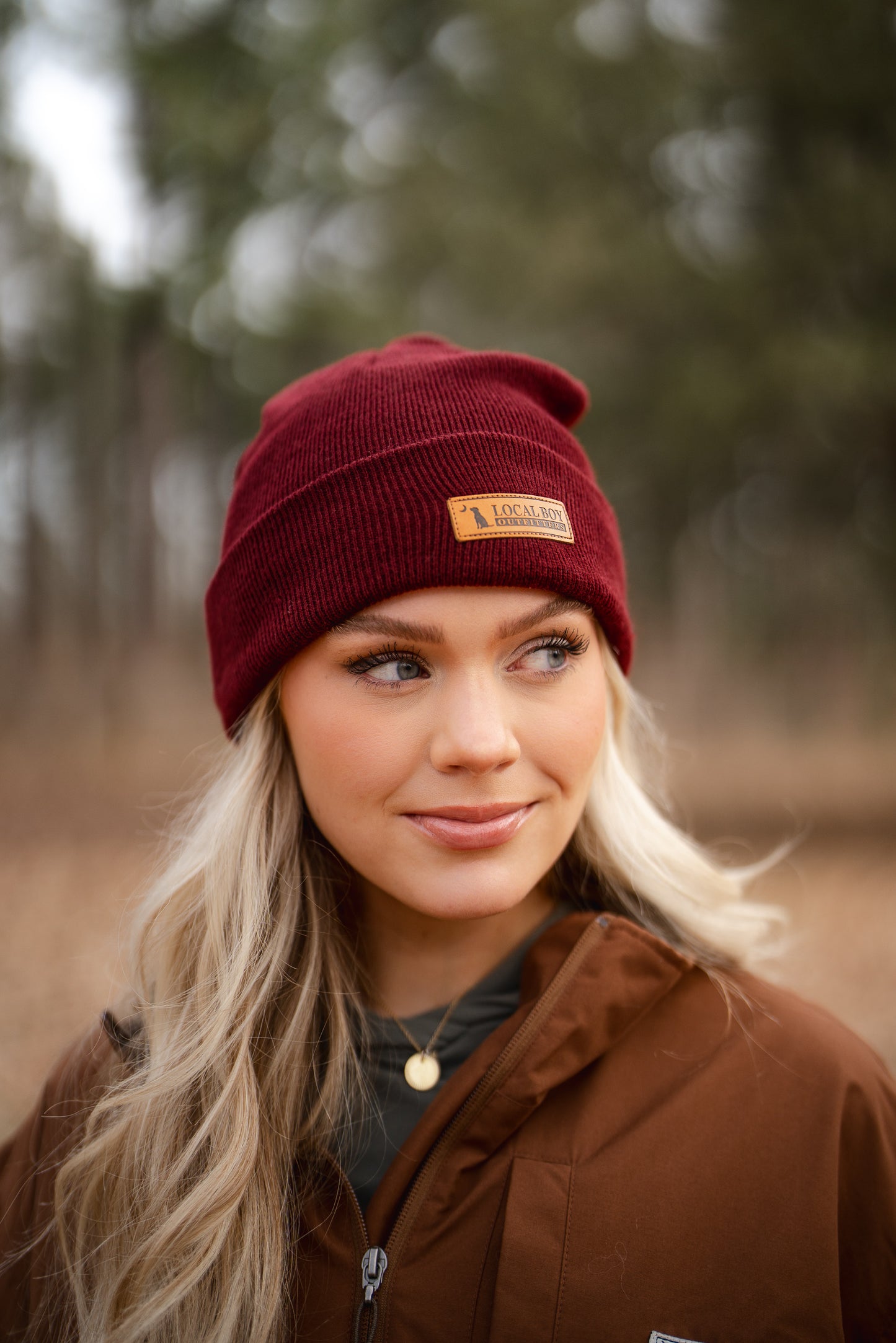 Leather Label Beanie