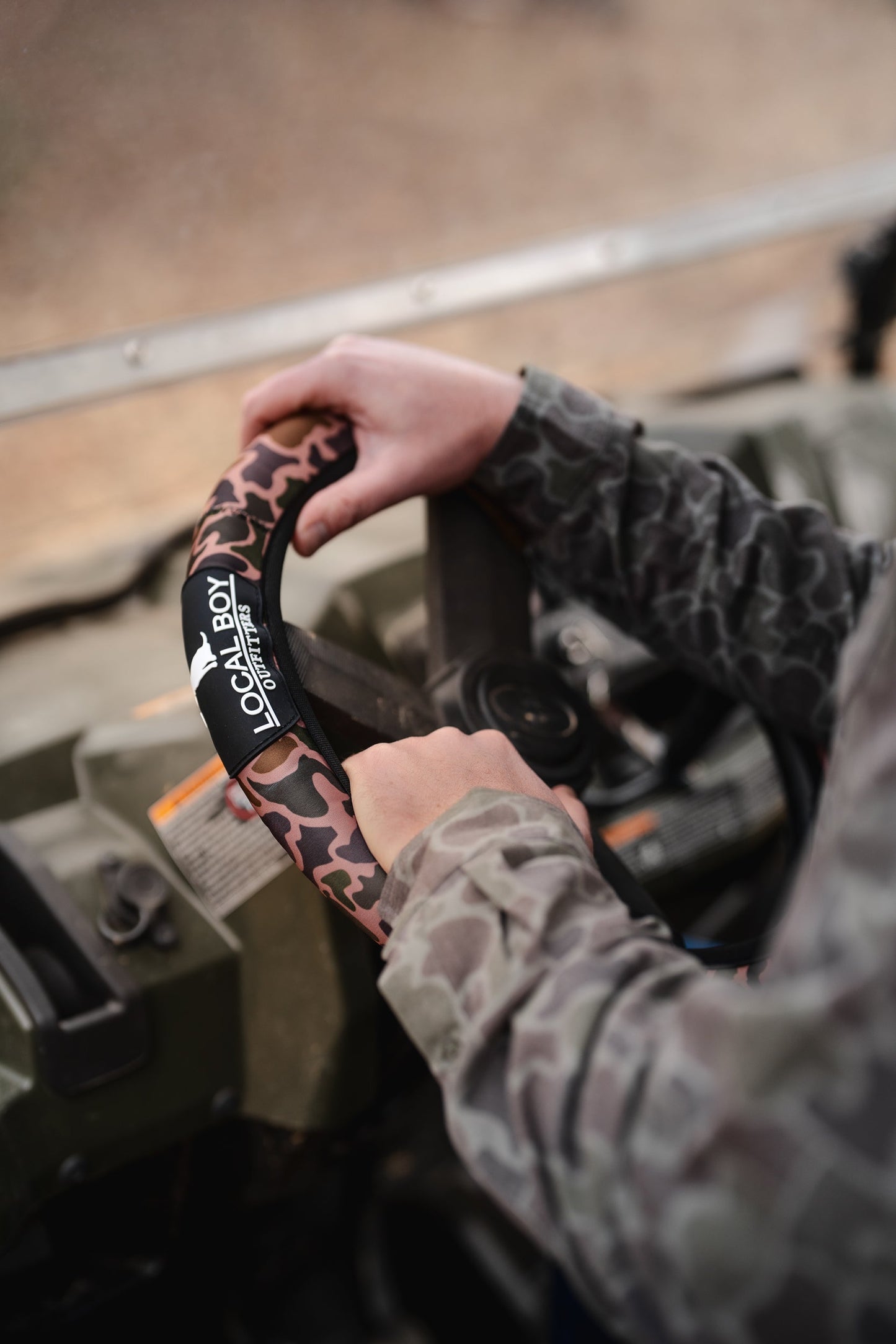 Steering Wheel Cover - Forest Camo